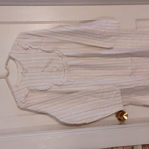 Floral Print Women's Flannel Night Gown Size XXLarge